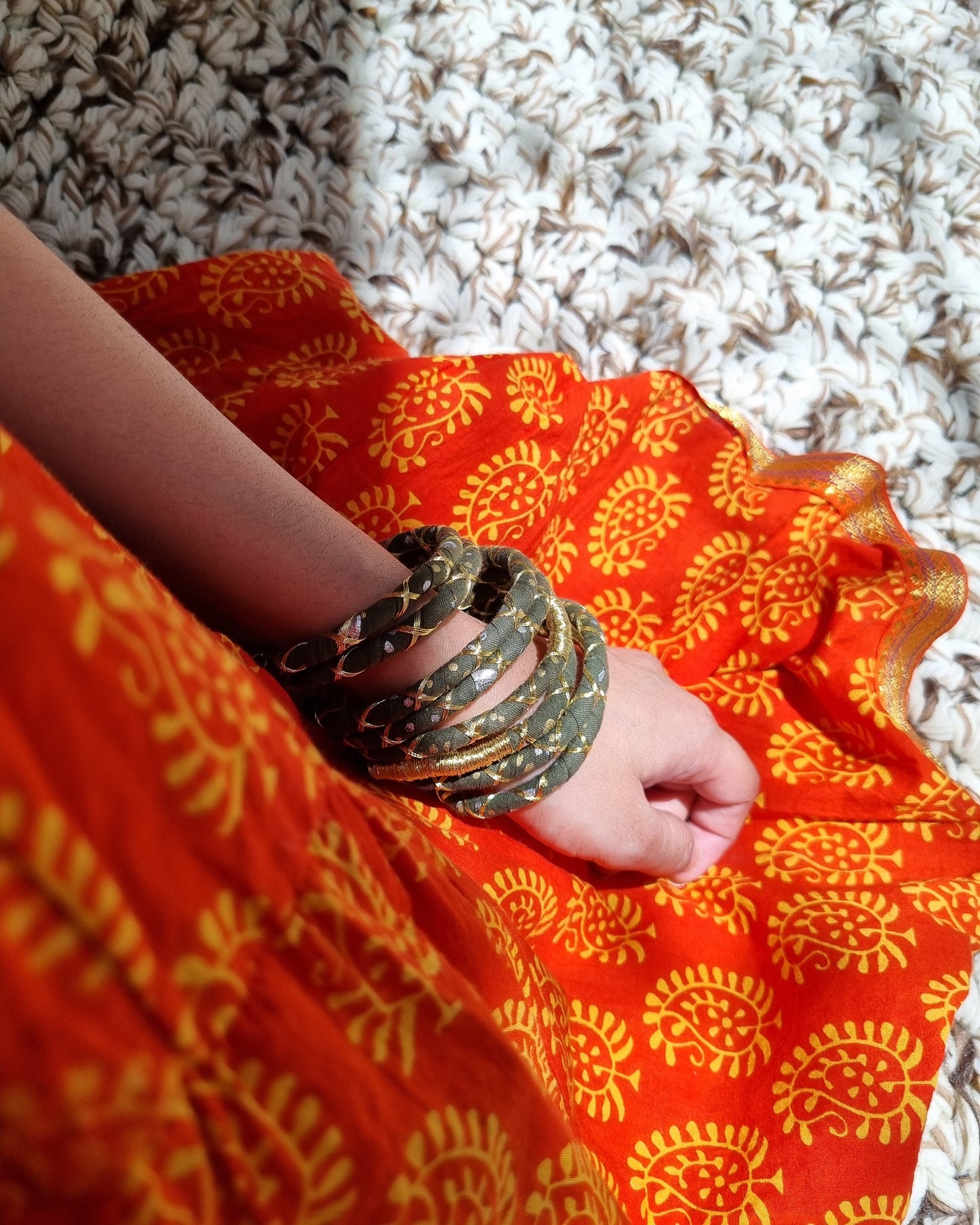 Olive Green Bangles