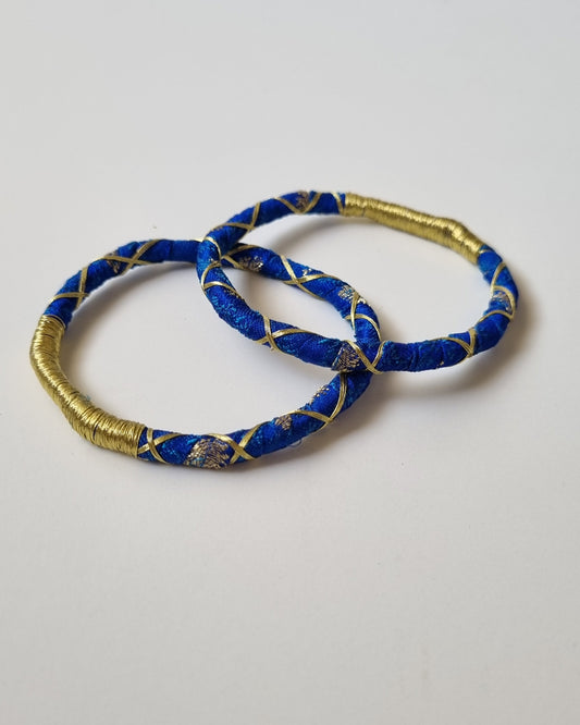Ink Blue Bangles