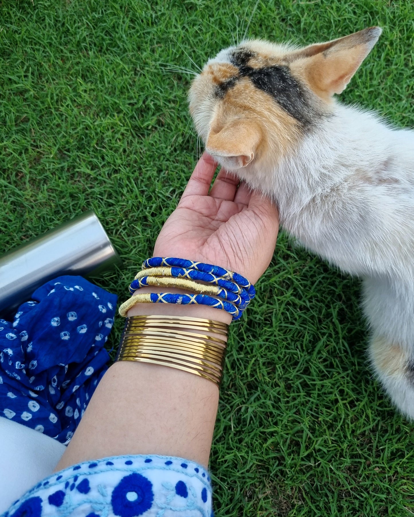 Ink Blue Bangles