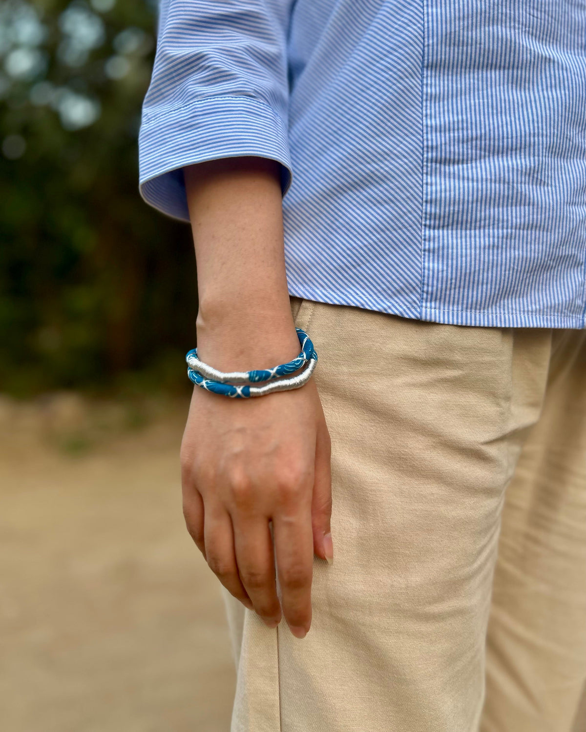 Cyan Bangles
