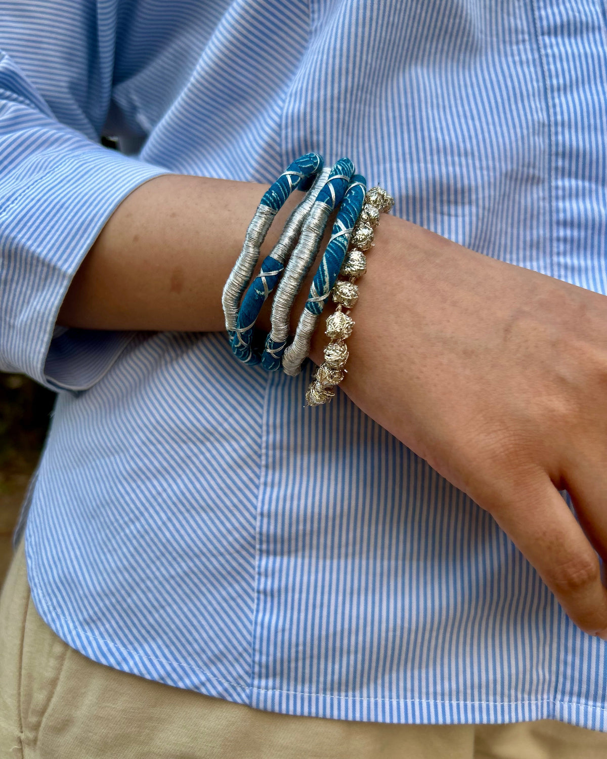 Cyan Bangles